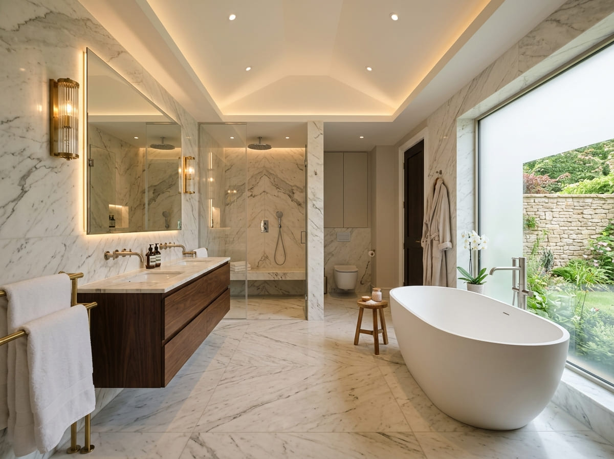 Custom Bathroom Renovation in Milford